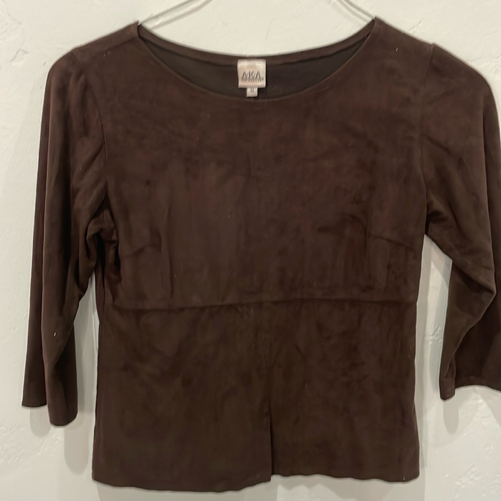 Suede shirt